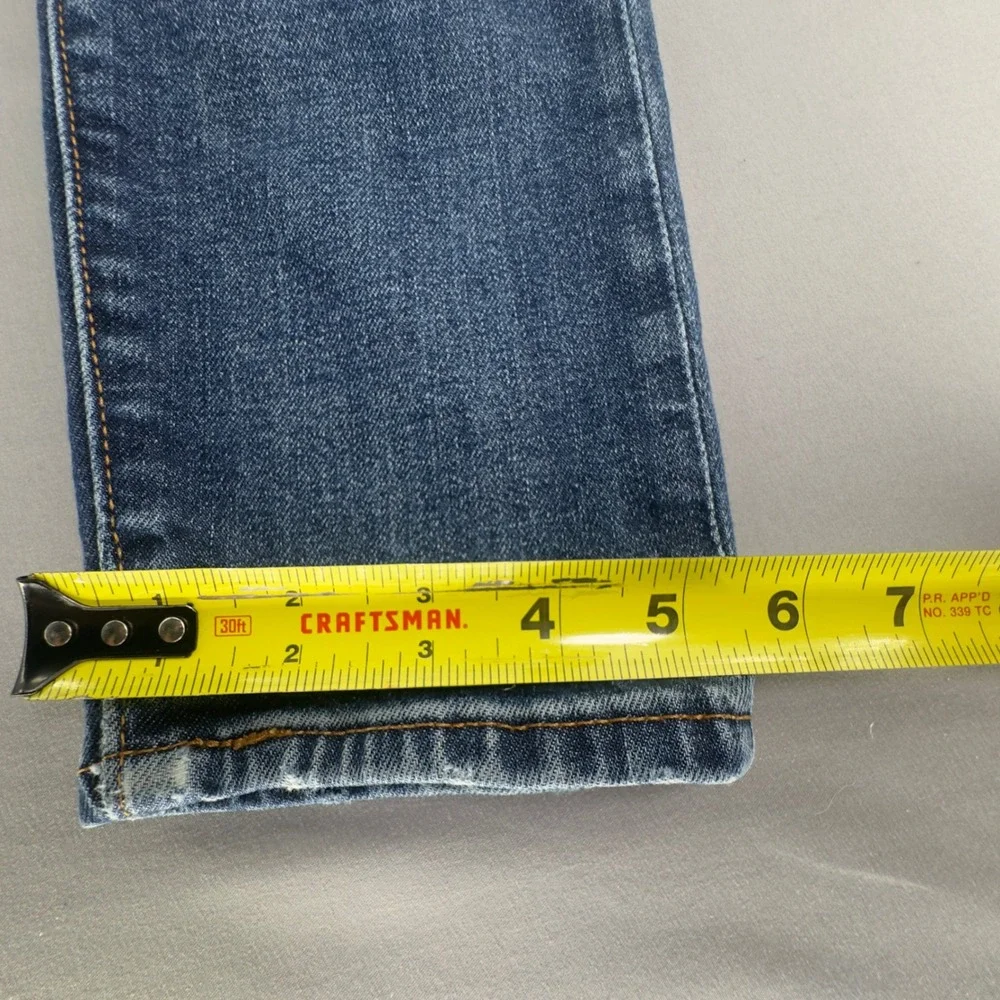 Levi's Premium 512 Slim Taper Mens Jeans 31x32 Big E Stretch Blue 28833-0654